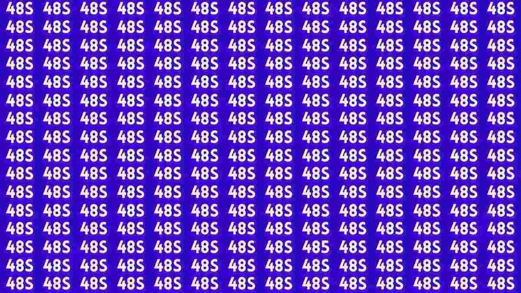 Illusion d’optique, nouveau défi trouvez le nombre 485 en moins de 8 secondes