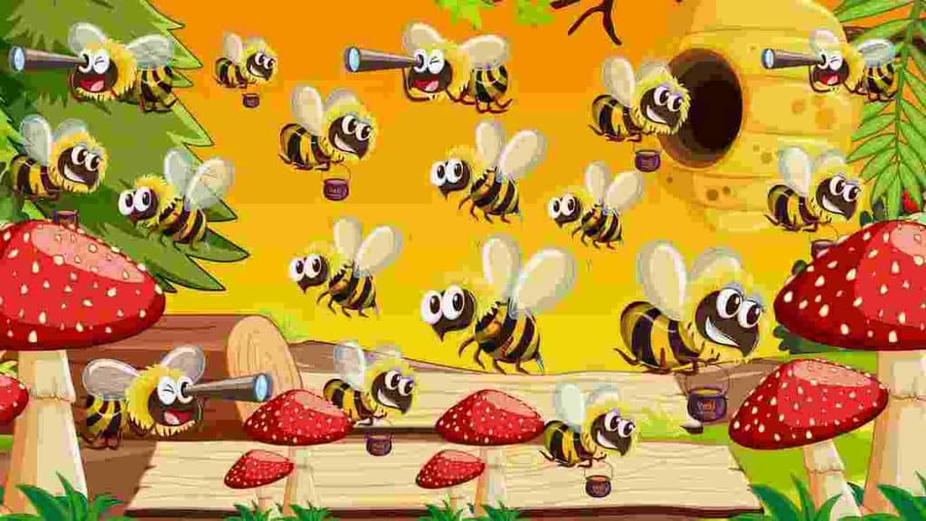 defi-visuel-et-de-rapidite-pouvez-vous-localiser-la-coccinelle-parmi-les-abeilles